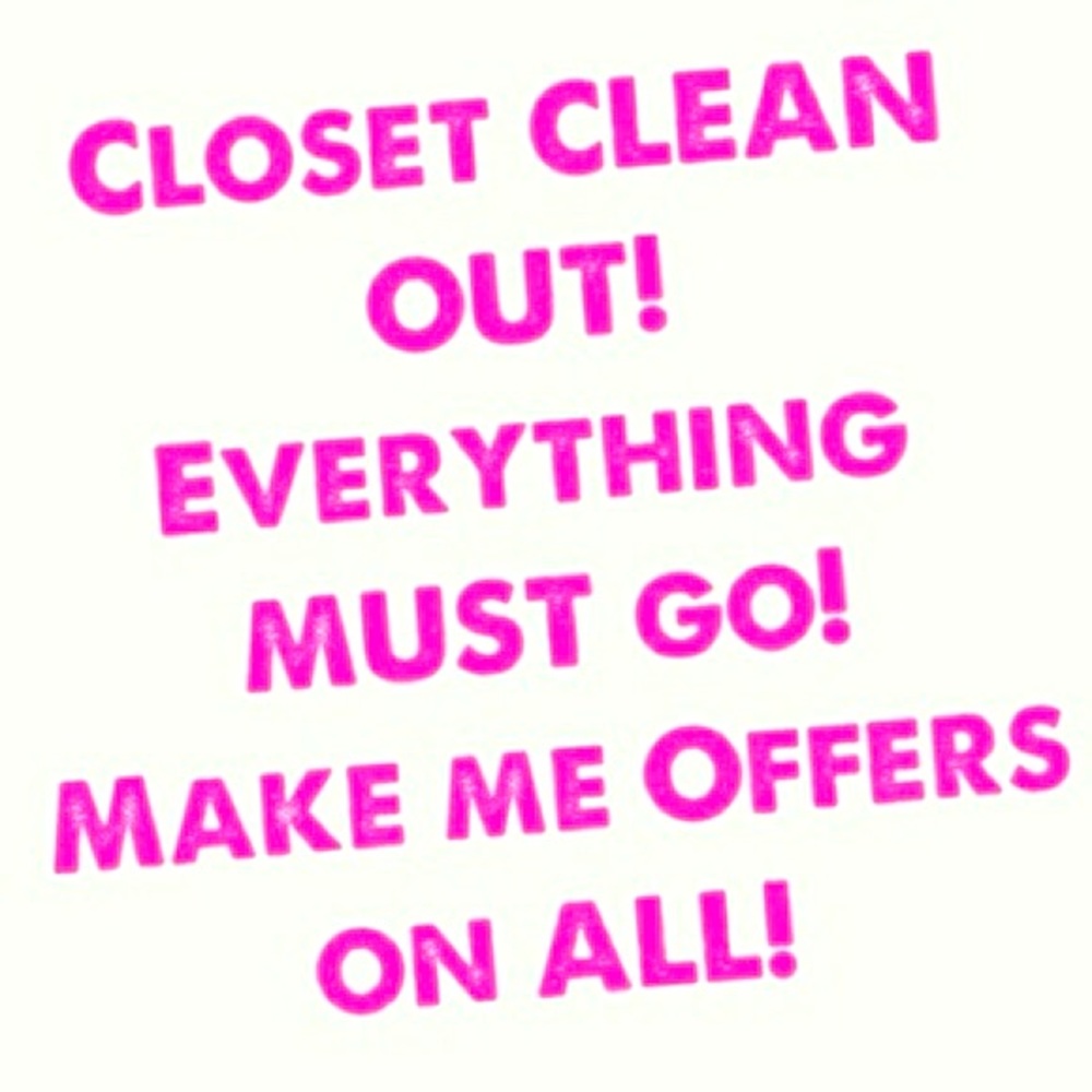 Closet clean out!